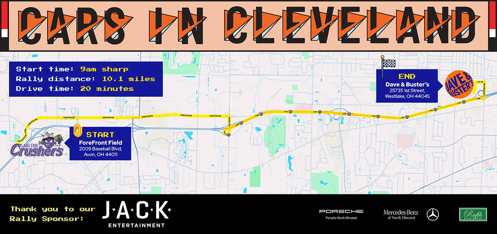 The 2026 Rally Map for Cars in Cleveland. Click to Open The 2026 Rally Map for Cars in Cleveland. Click to Open